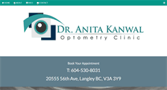 Desktop Screenshot of kanwaloptometry.com